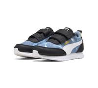 PUMA Scarpe da ginnastica per bambini HOT Wheels R78 Lightwind, Cool Blue White Sunny Yellow, 34 EU
