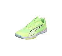 PUMA Scarpe da Ginnastica Unisex Accelerate PRO 4 Indoor, Fizzy Light Green Terrain Light Moss PUMA White, 44.5 EU