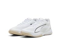 Puma Scarpe da Ginnastica Unisex Accelerate Turbo 5 per Interni, Bianco Nero-Grigio Sedate, 38