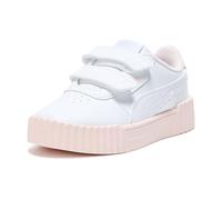 PUMA Scarpe da ginnastica unisex Carina Hook and Loop, Fiore Bianco-Gelsomino Ah25, 1.5 Little Kid