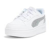 PUMA Scarpe da ginnastica unisex da bambino Rebound Femme, Bianco-argento Ss25, 2.5 Little Kid