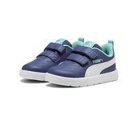 PUMA Courtflex V3 V Inf, Scarpe da Ginnastica Unisex-Bimbi 0-24, Blue Crystal Bianco Acquatico, 20 EU