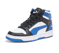 PUMA Scarpe da ginnastica unisex per bambini Rebound Layup Mid, Nero-pro Blu-bianco Ss25, 6.5 Big Kid