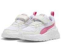 Puma Scarpe da Ginnastica Unisex Trinity Lite AC+ Inf, Puma Bianco Magico Rosa Vapore Grigio, 21 EU