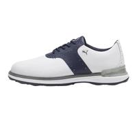 PUMA Avant, Golf Shoe Uomo, White-Deep Navy-Speed Blue, 41 EU