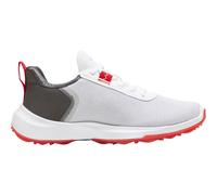 PUMA Fusion Crush Sport JR, Golf Shoe, White-Dark Coal, 38 EU