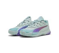 PUMA Scarpe da padel NOVA Elite da donna, Peaceful Blu/Viola Glimmer/Safe Lake, 41 41