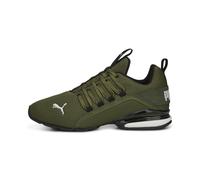 PUMA Scarpe da Running Axelion Refresh da Uomo 44.5, Green Moss Black Feather Gray