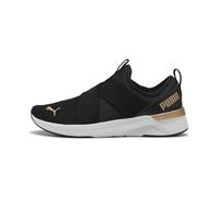 PUMA Softride Harli Slip on Wns Donna Scarpe, PUMA Nero-PUMA Bianco-PUMA Oro, 40 EU