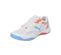 Puma Scarpe da Tennis Unisex Solarcourt RCT, Puma White Puma Black Team Azzurro, 46 EU