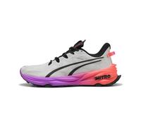 PUMA Scarpe da trail running Fast-Trac NITRO™ 3 da uomo, Scarpe, Feather Grigio/Glowing Rosso/Pure Magenta, 42.5 42.5