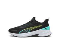 PUMA Scarpe da Training Action PRO Unisex 46, Black White Intense Mint Sunny Lime Green