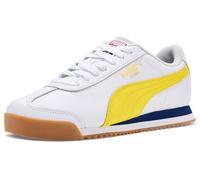 Puma Scarpe Roma 24 Match Uomo, Puma Bianco/Meringa Limone/Gioiello Blu, 8