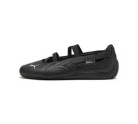 PUMA Scarpe Speedcat Ballet in pelle da donna, Scarpe, Nero/Bianco, 40.5 40.5