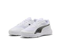 PUMA SOLARFLASH III JR, Indoor Court Shoe, White Black, 41.5 EU