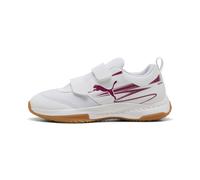 PUMA Scarpe sportive da indoor Varion II per ragazzi, Scarpe, Bianco/Berry, 33 33
