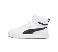 PUMA Scarpe unisex Caven 2.0 Mid Sneaker, Bianco Nero-Oro, 5 US Big Kid, Puma Bianco-puma Nero-oro, 4.5 Big Kid