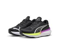 Puma SCEND PRO 2 - Scarpe per Jogging su Strada Unisex, Puma Black-Yellow Alert-Pure Magenta,