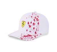 PUMA Scuderia Ferrari - Cappellino Charles Leclerc Edizione Speciale 2023 - Bianco - Unisex - Taglia Unica