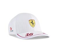 PUMA Scuderia Ferrari F1 Cappellino Charles Leclerc 2025 - Bianco - Taglia Unica