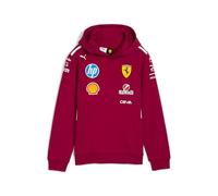 PUMA Scuderia Ferrari F1 Felpa con Cappuccio Team Bambino 2025 - Rosso - Taglia: 110