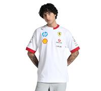 PUMA Scuderia Ferrari F1 Maglietta Oversize Piloti 2025 - Bianco - Taglia: XS