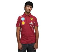 PUMA Scuderia Ferrari F1 Polo Squadra 2025 - Rosso - Taglia: L