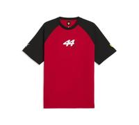 PUMA Scuderia Ferrari F1 T-Shirt Driver Uomo Lewis Hamilton - Rosso - Taglia: M