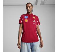 PUMA Scuderia Ferrari HP 2025 Team Polo Men, Abbigliamento, Dark Cherry, L L