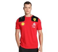 PUMA Scuderia Ferrari - Maglietta 2023 della Squadra - Rosso - Uomo - Taglia: XL