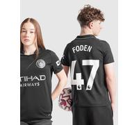 PUMA Seconda Maglia Manchester City FC 2025/26 Foden #47 Junior, blu