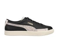 PUMA Select Men's Basket Vintage Snake Sneaker, Puma Black/Marshmallow, 10.5 Medium US