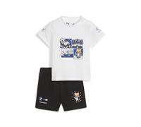 PUMA Set a maniche corte BMW M Motorsport Essentials per bimbi ai primi passi, Abbigliamento, Bianco, 12-18M 12-18M