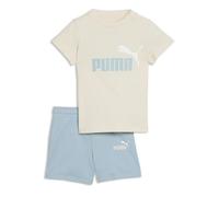 PUMA Set Blu/Beige Ragazzo Minicats Ess Tee And