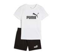 PUMA ESS No.1 Logo Tee and Shorts Set PS, Abiti lavorati a maglia Bambino, PUMA White-puma black,