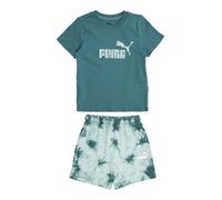PUMA Completo T-shirt e shorts Essentials Tie-Dye per bimbi ai primi passi 92, Emerald Ice Green
