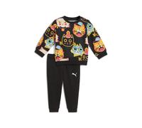 PUMA Set Minicats Moody Cat AOP per bimbi ai primi passi, Abbigliamento, Nero, 1-2Y 1-2Y