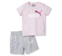 PUMA Set Minicats Tee & Shorts Tuta, Rosa, 18 Meses Bambine e Ragazze