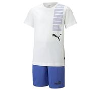 PUMA Set Sportivo per Bambini Logolab Set B Bianco