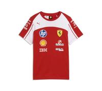 Puma SF Replica Tee Kids T-Shirt Bambini e Ragazzi (Pacco da 1) | Come visto indossato dal team e dai piloti, Tutti i loghi più recenti di team e partner, Maniche corte con collo rotondo