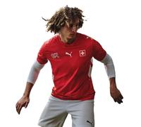 Puma maglia da calcio Switzerland Home 26 Rosso/Bianco Uomo L