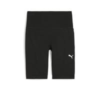 Puma SHAPELUXE - Pantaloncini da Ciclismo a Vita Alta, Taglia L, Colore: Nero