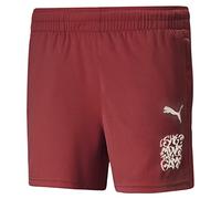 PUMA She Moves The Game Shorts, Pantaloncini in Maglia Donna, Rosso Intenso, L