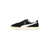 PUMA, ,Shoes ,Uomo ,Nero ,44 EU Clyde Hairy Suede Scarpa Bassa Nero/Ivory