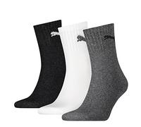 PUMA Men's Short Sock (Pack of 3) 7-11 Grey/White/Black