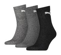 Calze Puma Short Crew grigio chiaro grigio scuro nero (3 paia) - 39-42