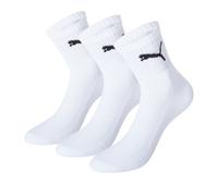 PUMA Short Crew Socks Unisex (3-Pack), Abbigliamento, Bianco, 43-46 43-46
