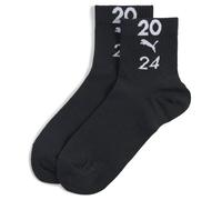 PUMA Short Sports Crew Socks Unisex (1-pack), Abbigliamento, Nero/Glow In The Dark, 35-38 35-38