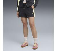 PUMA Shorts a pieghe T7 4" da donna, Abbigliamento, Blu, S S