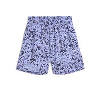 PUMA Shorts a vita alta con grafica Essentials Animal 4" da donna, Accessori, Viola, XL XL